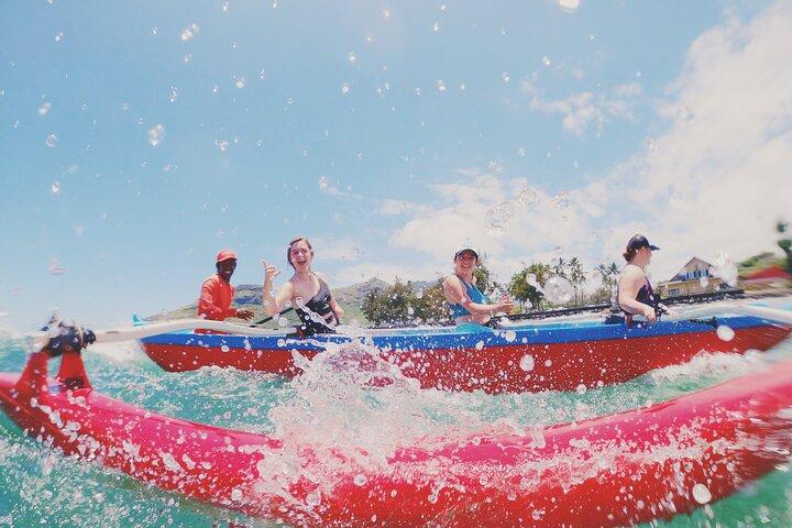 Outrigger Kano Surfing ved Kalapaki Beach