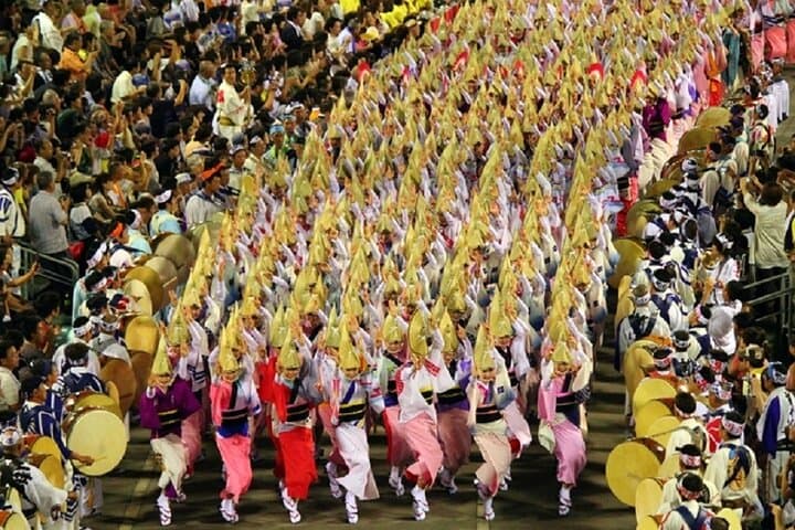 Awa Dance Festival Ticket with Car Transfer from Osaka
