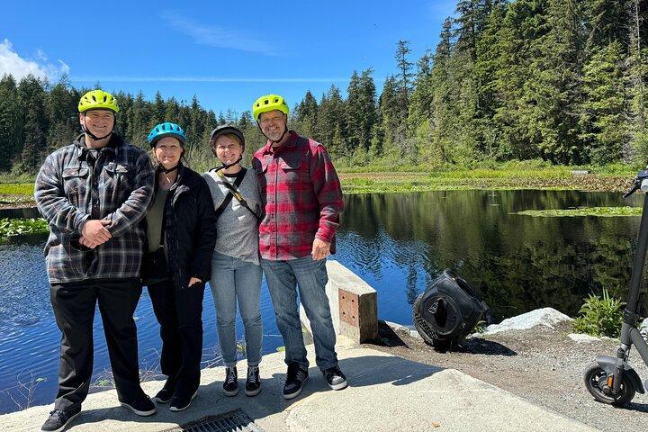 Visita guiada de e-scooter e EUC aos pontos secretos de Vancouver