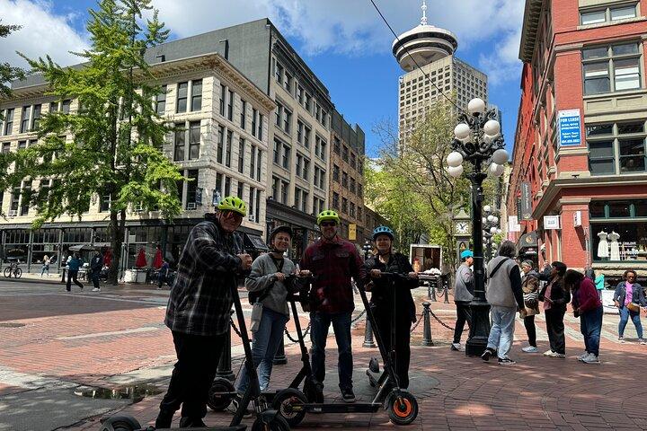 Visita guiada de e-scooter e EUC aos pontos secretos de Vancouver