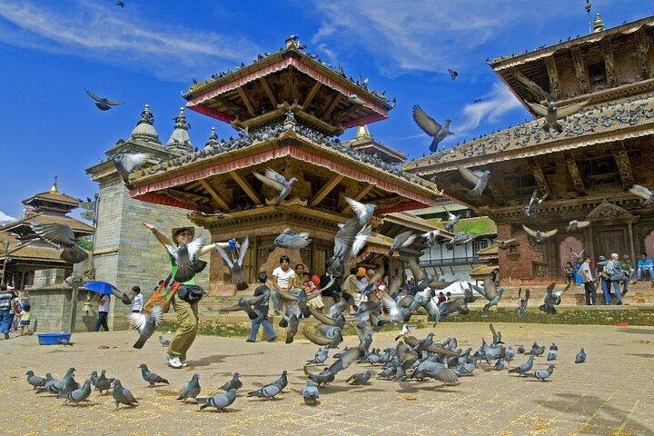 Tour privado de Swyambhunath y Kathmandu Durbar Square
