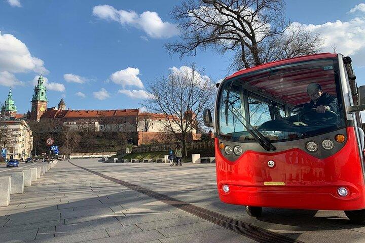 Krakow: Extended City Sightseeing Tour Electric Buggy Golf Cart