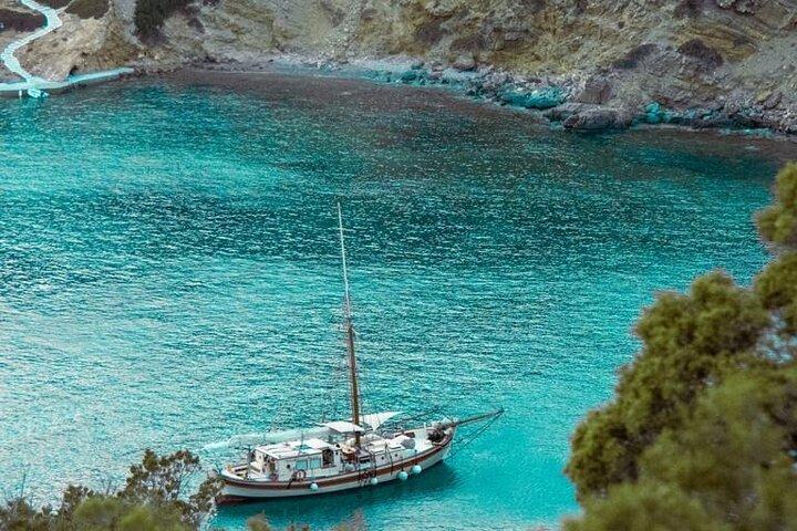 Cruzeiro Corfu Benitses até a Lagoa Azul