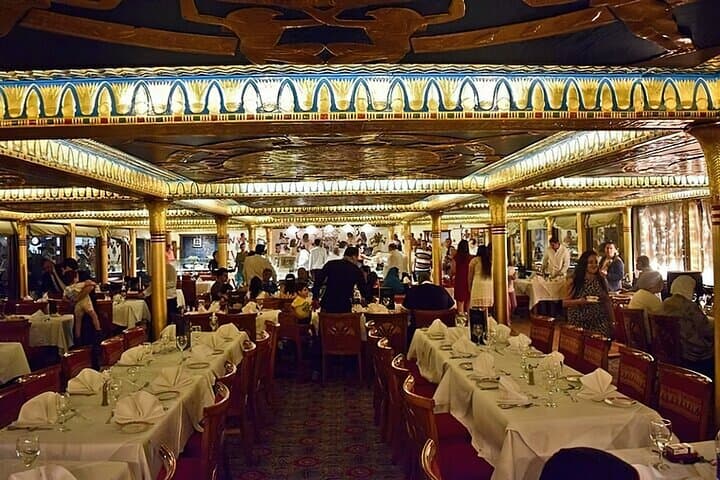Cairo dinner cruise in Nile River with Belly Dancing &Transport