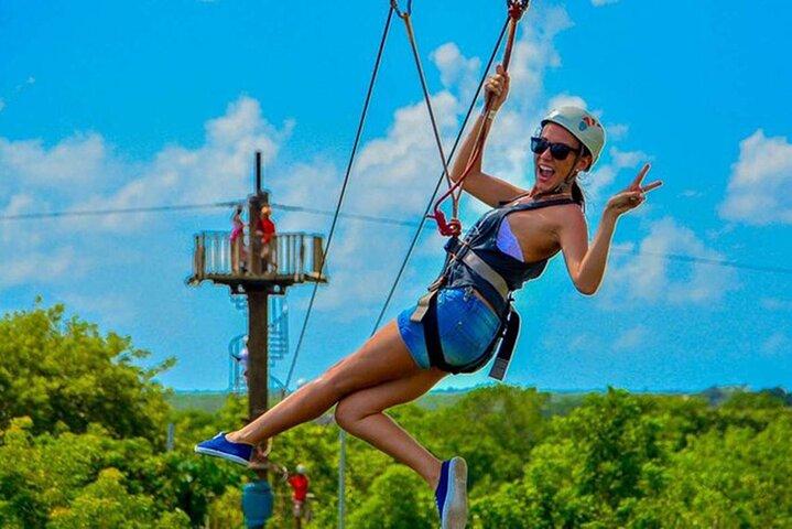 Zip Line or Zip Line Canopy Adventure in Punta Cana