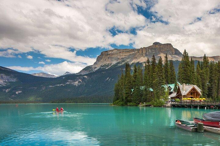 Emerald Lake, Takakkaw Falls, Moraine en Lake Louise privétour