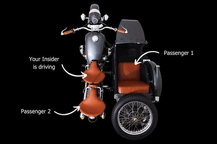 Essential Ride by sidecar (Marrakech off the beaten path) 1h30