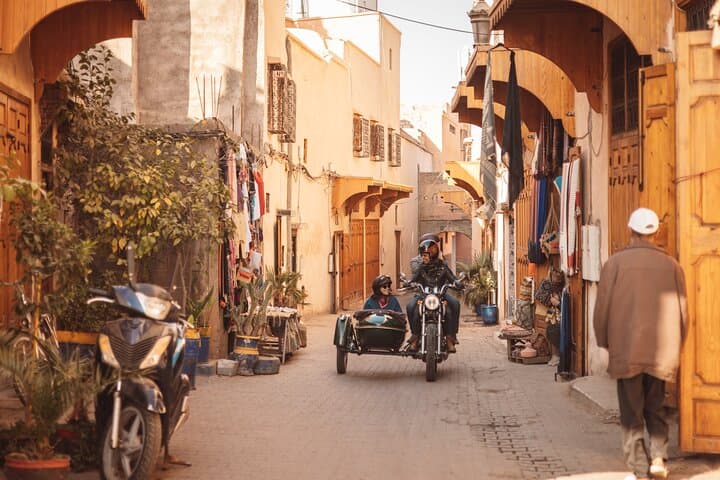Essential Ride by sidecar (Marrakech off the beaten path) 1h30