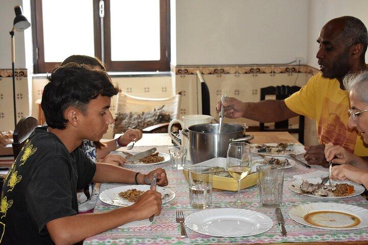 Classe de culinária portuguesa em Portimao com Pedro