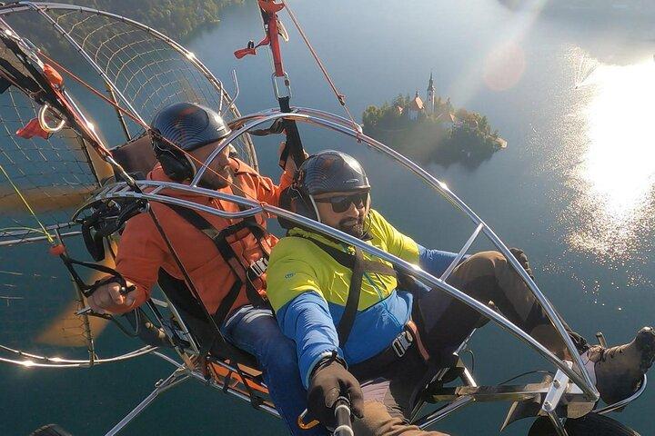 Lago di Bled Parapendio motorizzato