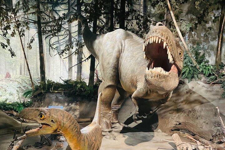 カルガリーからドラムヘラーバッドランズまで恐竜とフードゥーの日