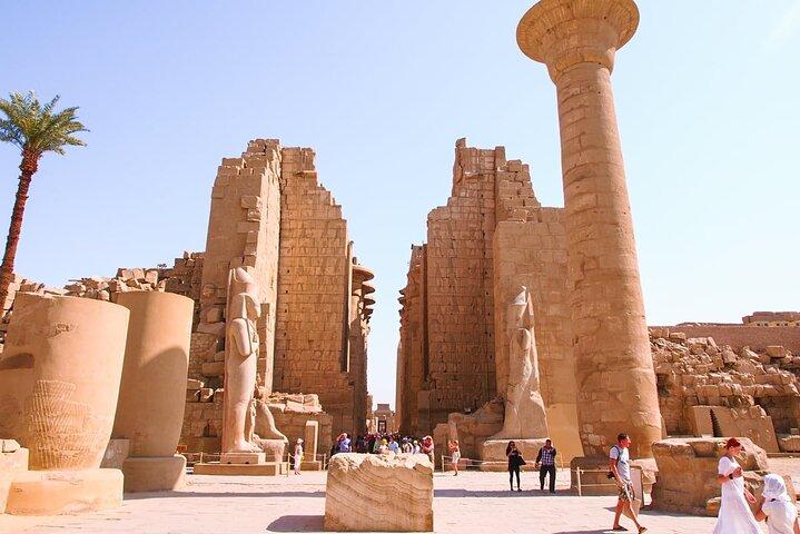 Show de som e luz em Karnak Temples