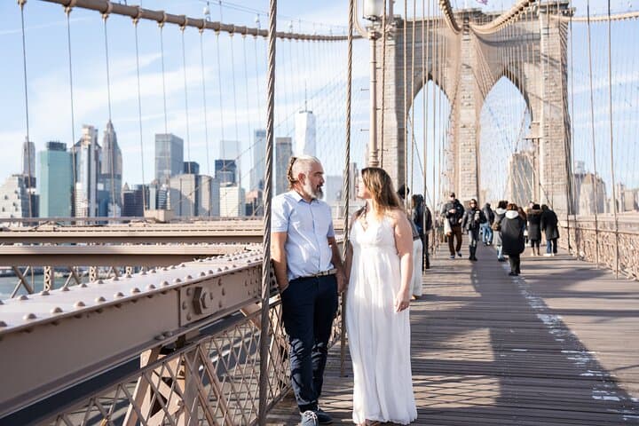 Professional Photoshoot at Brooklyn Bridge in New York