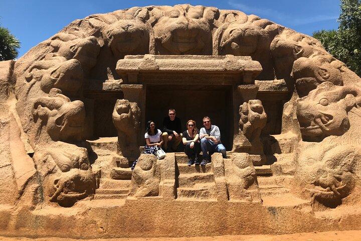 Excursão privada a Mahabalipuram saindo de Chennai com anfitriã