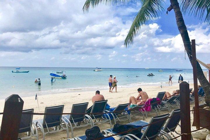 Roatan's ORIGINAL Zip-n-Dip: Zipline, dovendyr og West Bay Beach