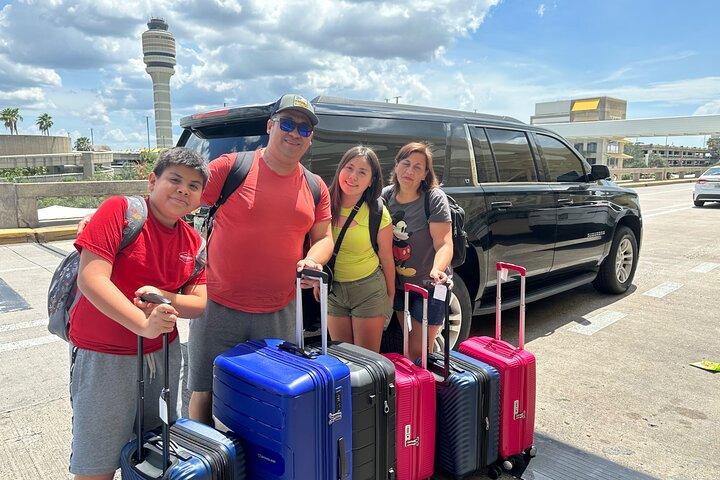 Chauffeur privé : Aéroport MCO vers Orlando Complexe touristique Hôtels