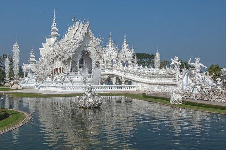 Chiang Mai til Chiang Rai Hvid, Blå, Røde Templer Long Neck Tour