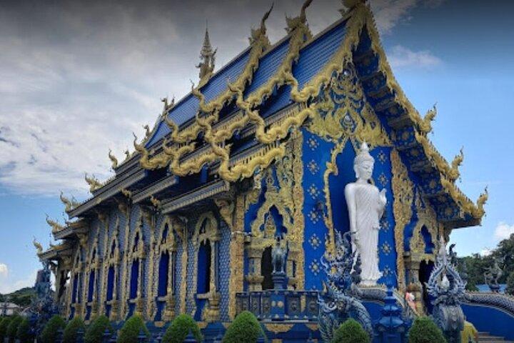 Chiang Mai til Chiang Rai Hvid, Blå, Røde Templer Long Neck Tour