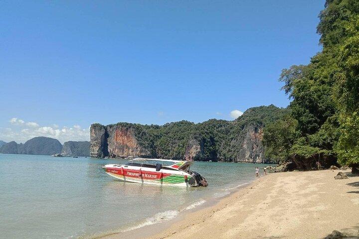 James Bond en Hong Krabi-eilanden privéboottocht