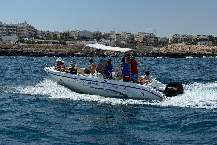 Passeio de barco em Polignano a Mare