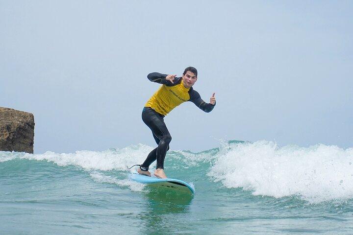 Beginner Surf Lesson at the Beautiful Algarvian West Coast
