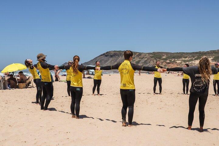 Beginner Surf Lesson at the Beautiful Algarvian West Coast