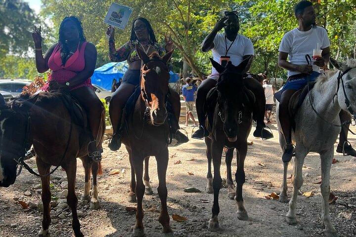 Blue Hole & Reiten Ocho Rios von Montego Bay Jamaika