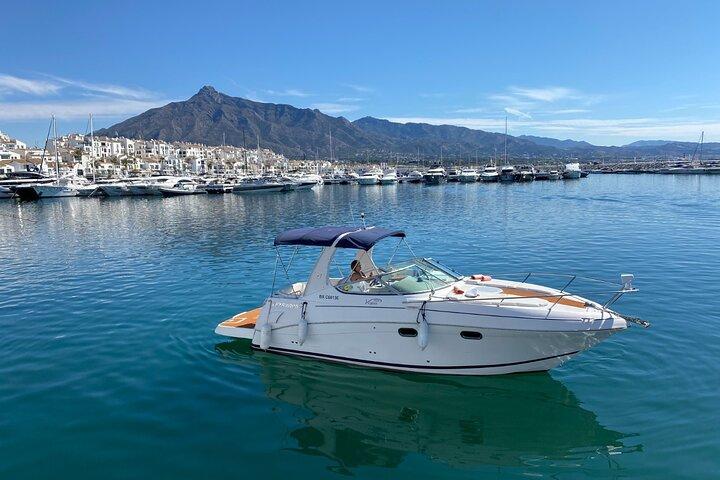 MARLO YATCH 8m 7 pax - Excursão privada com capitão. Puerto Banús