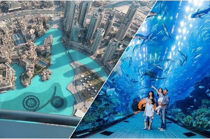 Burj Khalifa and Dubai Aquarium Combo Entrance Ticket