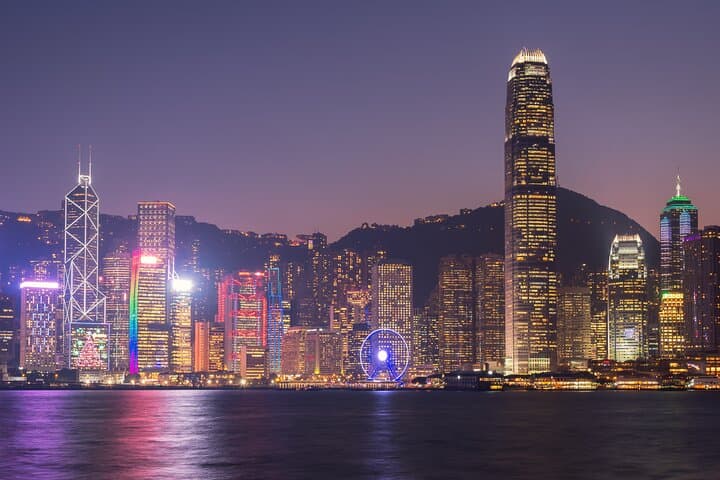 Big Bus Hong Kong Panoramic Night Tour by Open-Top Bus