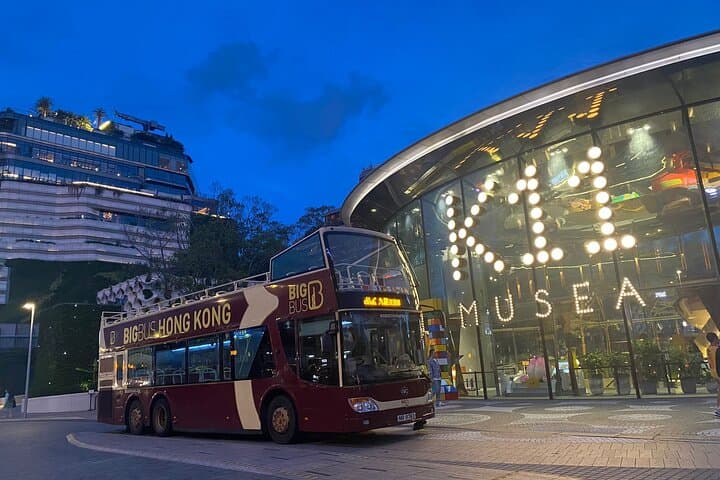 Big Bus Hong Kong Panoramic Night Tour by Open-Top Bus