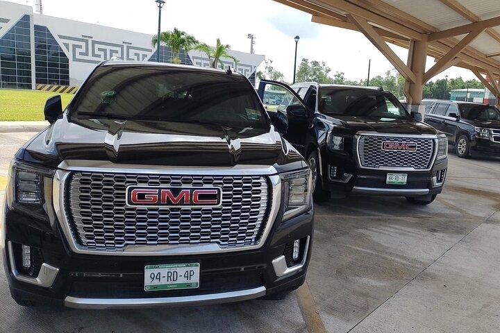Privé luxe SUV-transfers vanaf de luchthaven van Tulum
