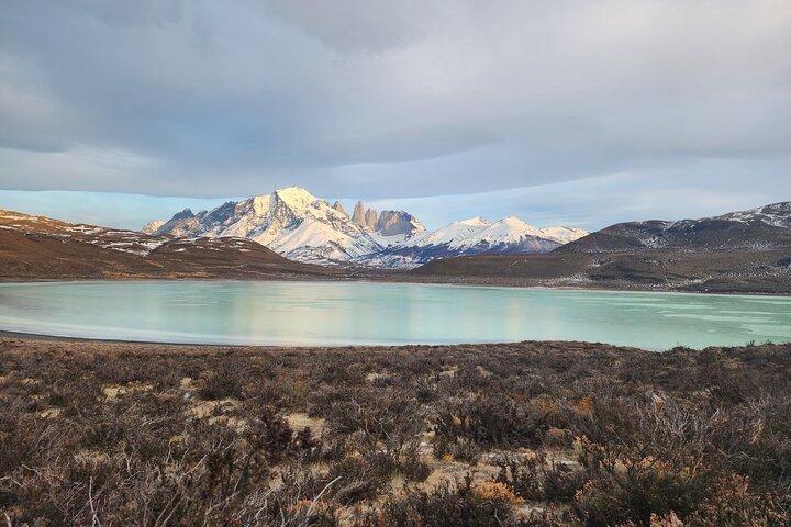 Heldags panoramaudsigt Torres Del Paine