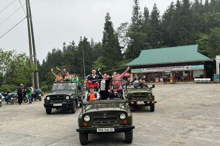 Ha Giang Open Air Jeep 3 dagen en 2 nachten buiten de gebaande paden