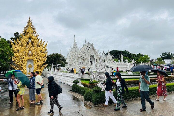 Chiang Rai : transfert privé vers Chiang Mai et visite des temples
