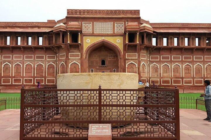 Vanuit Delhi: dezelfde dag Taj Mahal Agra en Fatehpur Sikri Tour