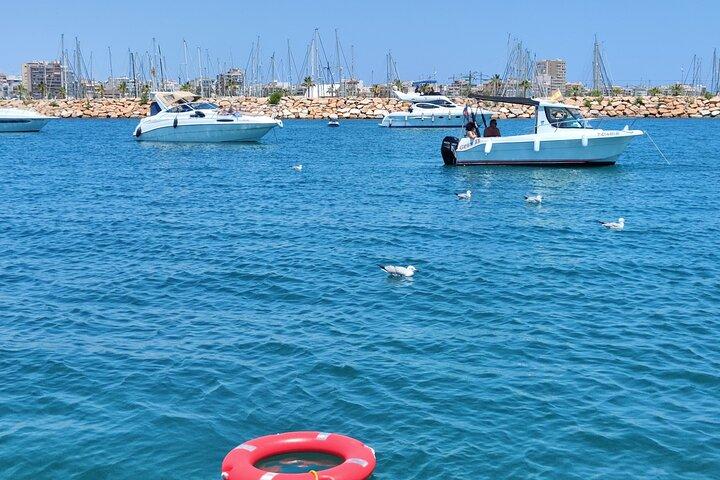 Bootsfahrt und Baden im Meer