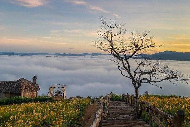 Visite de la chasse aux nuages et de la lueur de l'aube à Da Lat