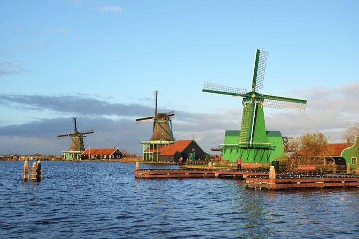 Explore os moinhos de vento de Zaanse Schans, Volendam com balsa para Marken