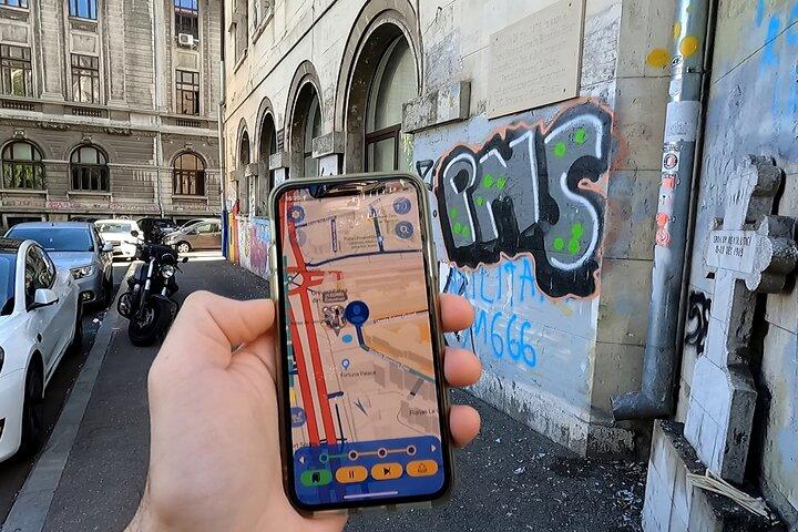Bukarest 1989 Revolution GPS App Walking Tour Mobilspel