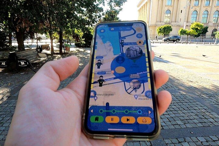 Bukarest 1989 Revolution GPS App Walking Tour Mobilspel