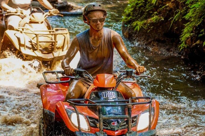 ウブドATVクワッドバイクアドベンチャー(ゴリラ洞窟とランチ付き)
