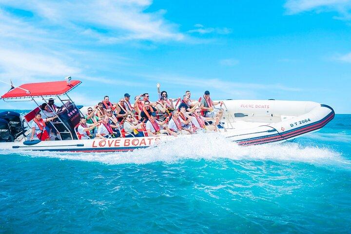 Dubai Speedboat Tour: JBR Skyline, Atlantis, Burj AlArab Optioneel