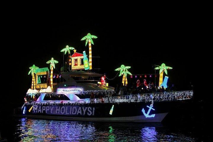 Holiday Lights Cruise door de luxe haven van Newport Beach