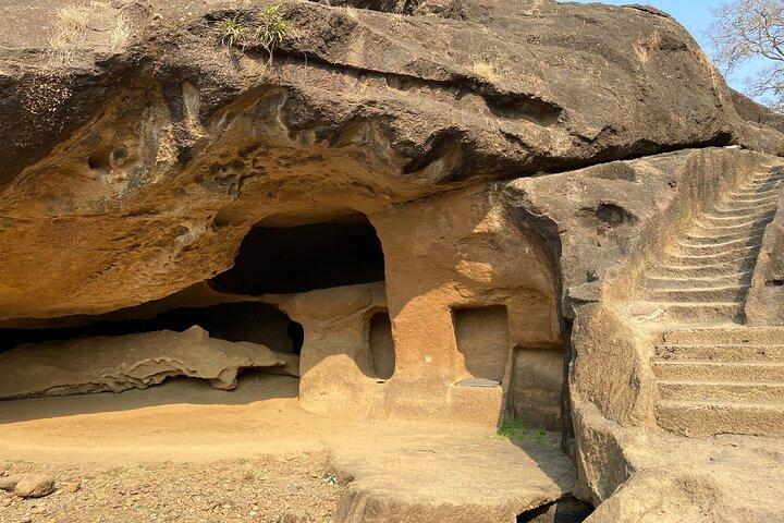 Excursão guiada privada na caverna de Kanheri com transferências