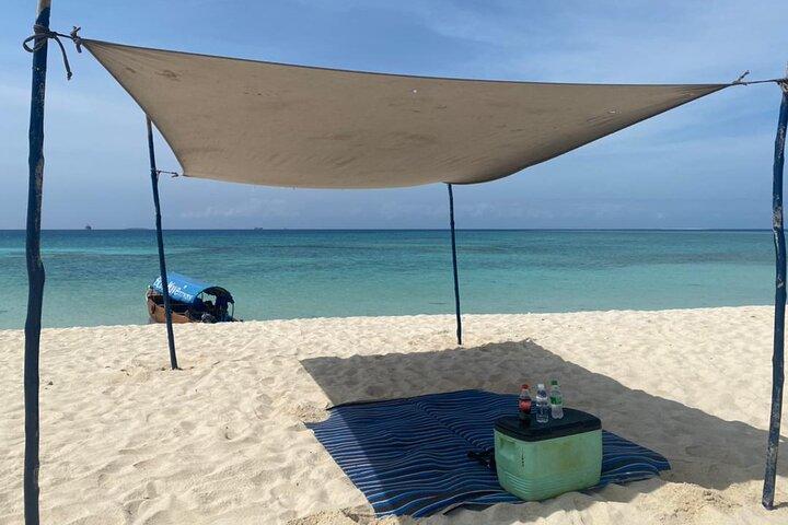 Picknick op Prison Island en Nakupenda Sandbank