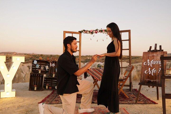 Demande en mariage en Cappadoce