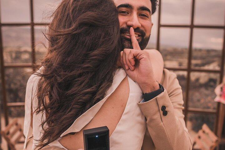 Demande en mariage en Cappadoce