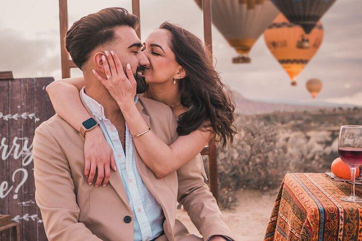 Demande en mariage en Cappadoce
