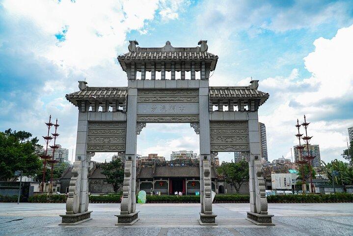 広州乗り降り2階建て観光バス